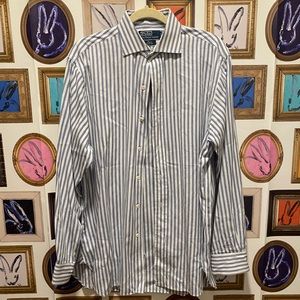 Ralph Lauren blue striped button down